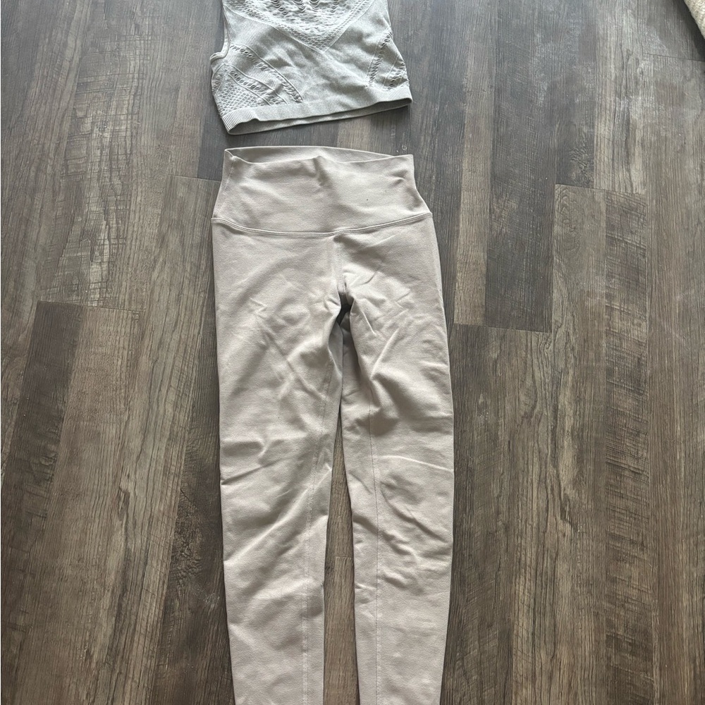 all yoga tan yoga set